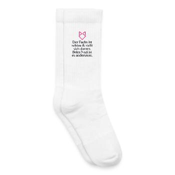Gegen Rechts - Kinder Tennissocken - Weiß - Rechts