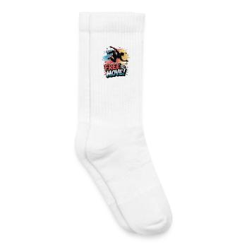 Free to Move Dance Burst - Kids Tennis Socks - white - Right