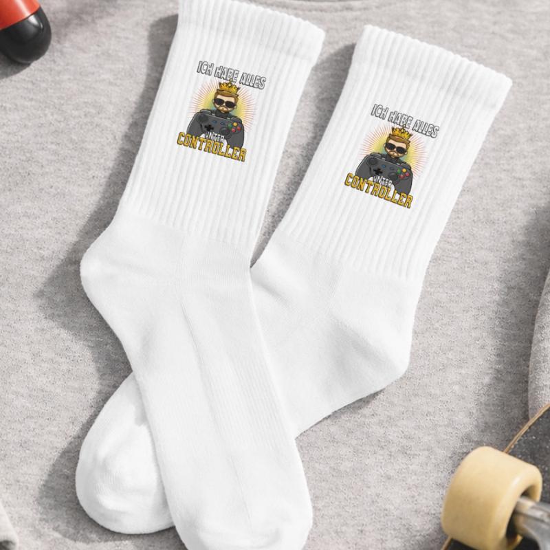 I've got everything under controller - König zockt Kids Tennis Socks
