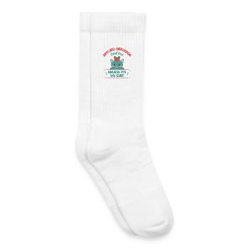 Neurodiversity is My Superpower - Kids Tennis Socks - white - Right