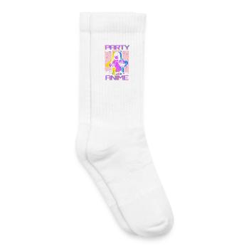 Party Celebration Anime Manga Otaku Kawaii Japan Cosplay - Kids Tennis Socks - white - Right