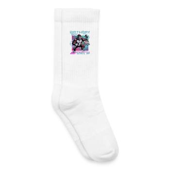 Birthday Gamer VR - Kinder Tennissocken - Weiß - Rechts