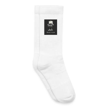 Hello Darkness – Therapy in a Glass - Kinder Tennissocken - Weiß - Rechts