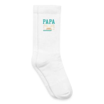 Werdender Vater PAPA SEIT 2026 Lustiges - Kinder Tennissocken - Weiß - Rechts