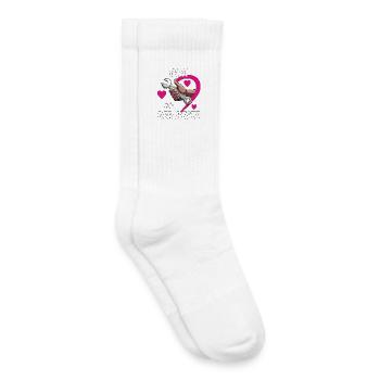 WRENCH HEART GRANDPA THE BEST - Kids Tennis Socks - white - Right