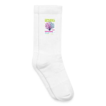 Frequency Bloom - Kids Tennis Socks - white - Right