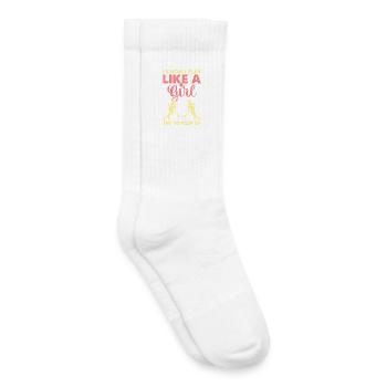 Hockey Eishockey Eishockeyspieler Geschenk - Kinder Tennissocken - Weiß - Rechts