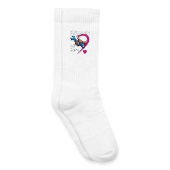 Klempner mit HERZ - Kinder Tennissocken - Weiß - Rechts