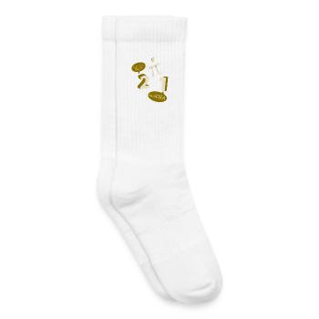 Mathematik Mathe Mathelehrer Mathematiker - Kinder Tennissocken - Weiß - Rechts