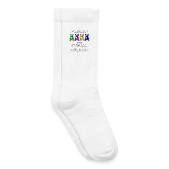 NIEMALS OHNE GUMMIBÄRCHEN - Kinder Tennissocken - Weiß - Rechts