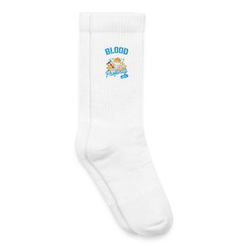 Blue Collar Arbeiter Handwerk Bauarbeiter - Kinder Tennissocken - Weiß - Rechts
