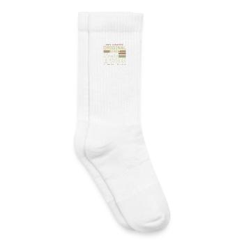 Les légendes sont nées en décembre 1986 - Chaussettes de tennis bio enfant - blanc - Droite