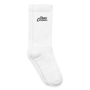 Die Chaos-Koordinatorin - Alles im Griff - Kinder Tennissocken - Weiß - Rechts