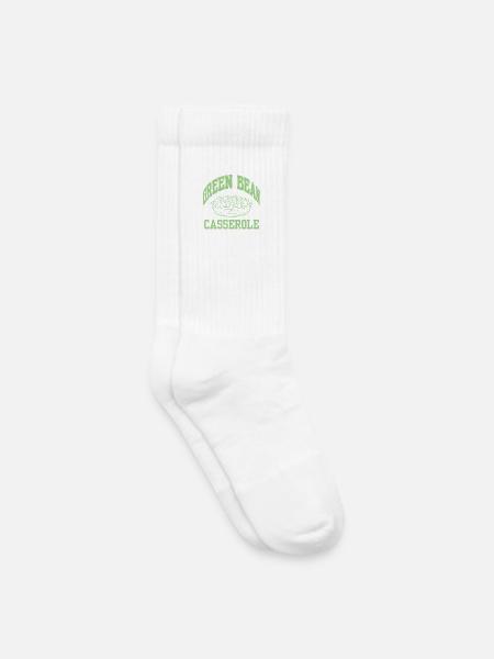 cooler grüner Bohnenauflauf - Kinder Tennissocken - Weiß