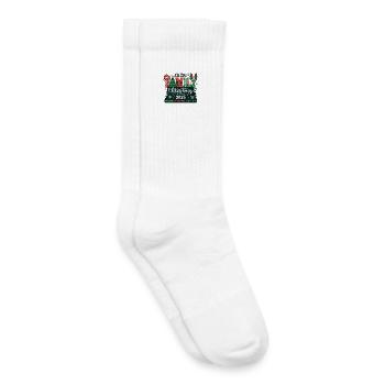 Wir sind Familie Weihnachten 2025 - Kinder Tennissocken - Weiß - Rechts