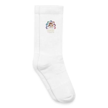Mycologie cultivée Curiosité Fungi Science - Chaussettes de tennis bio enfant - blanc - Droite