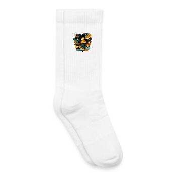 Rêveur le plus étoilé - Chaussettes de tennis bio enfant - blanc - Droite