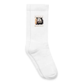 Funny Opossum - Kinder Tennissocken - Weiß - Rechts