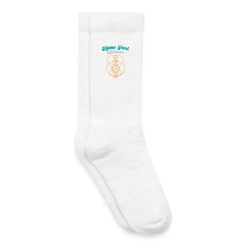 Vacances à la mer du Nord HEIMATHAFEN BÜSUM Fun - Chaussettes de tennis bio enfant - blanc - Droite
