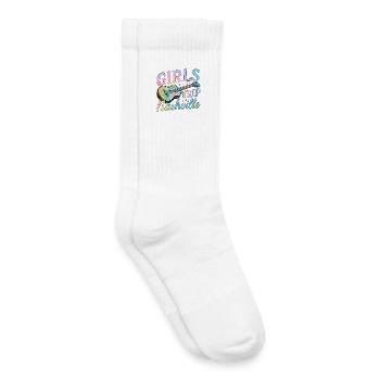 Voyage entre filles Nashville - Chaussettes de tennis bio enfant - blanc - Droite