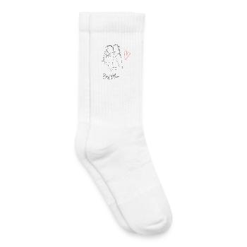 Best Mom with Heart - Best Mum - Kids Tennis Socks - white - Right