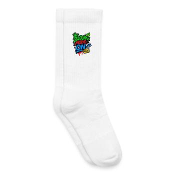 Bloom Mode On Streetwear Look Now Bloom - Kids Tennis Socks - white - Right