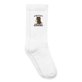 Rente Rentner Rentnerin Renteneintritt lustig - Kinder Tennissocken - Weiß - Rechts