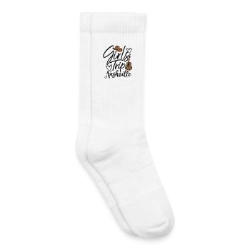 Voyage entre filles Nashville - Chaussettes de tennis bio enfant - blanc - Droite