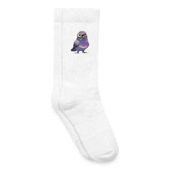 Pigeons Pigeon - Chaussettes de tennis bio enfant - blanc - Droite
