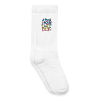 Technicien de laboratoire, laboratoire capillaire s’en fiche, laboratoire clinique - Chaussettes de tennis bio enfant - blanc - Droite
