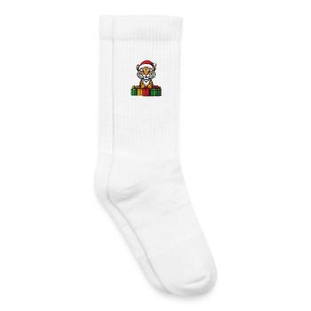 Cadeaux de Noël Tiger - Chaussettes de tennis bio enfant - blanc - Droite