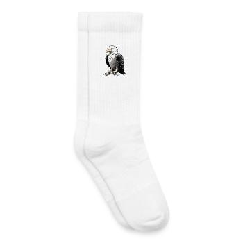 Eagle Portrait Powerful - Kids Tennis Socks - white - Right