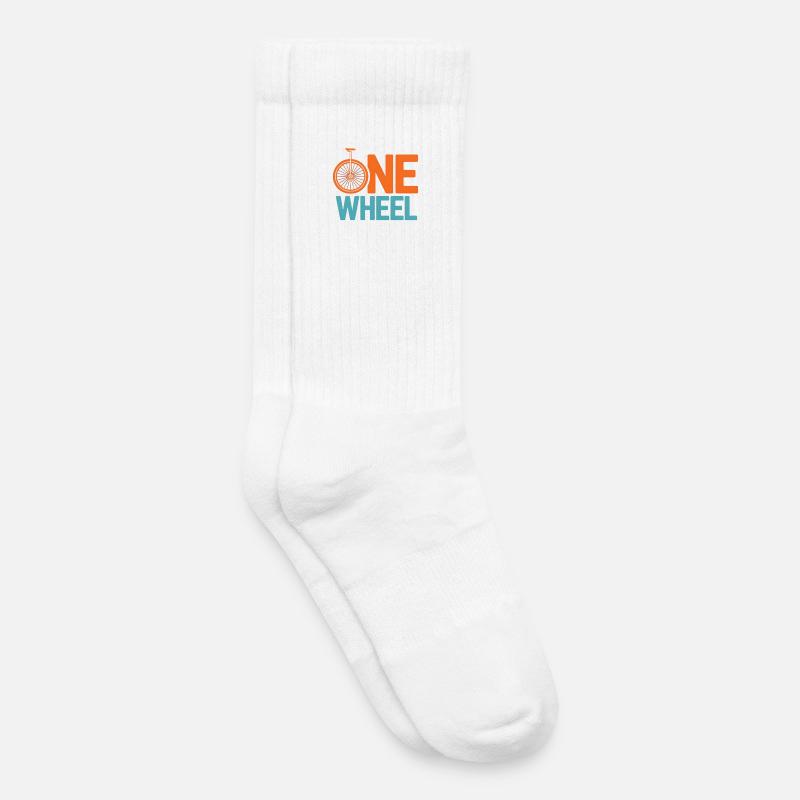 Einrad - Kinder Tennissocken - Weiß