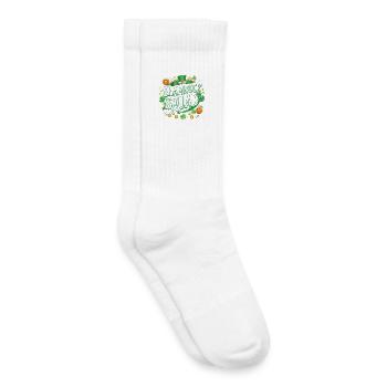 Shamrock Squad: Green Spell - Kids Tennis Socks - white - Right
