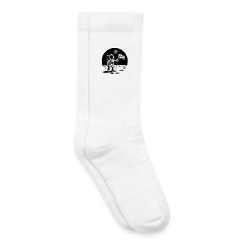 Bretonischer Astronaut Bretonische Flagge auf dem Mond BZH - Kinder Tennissocken - Weiß - Rechts