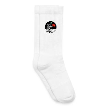 Norman Astronaut Normandy Pride Weltraumhumor - Kinder Tennissocken - Weiß - Rechts