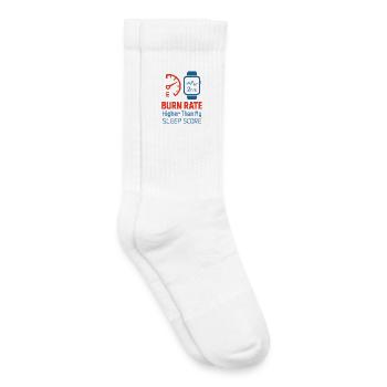 Fondateur de startup Survivant à l’épuisement professionnel : se rétablit - Chaussettes de tennis bio enfant - blanc - Droite
