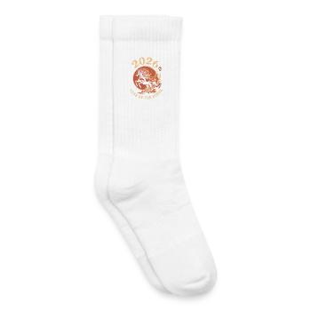 Year of the Horse 2026 Ring - Kids Tennis Socks - white - Right