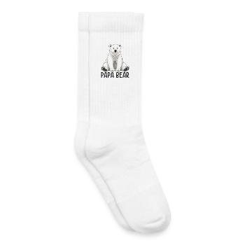 Papa Bear - Kids Tennis Socks - white - Right