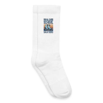 Old School Skaters Roller Skating Roller Derby - Kinder Tennissocken - Weiß - Rechts