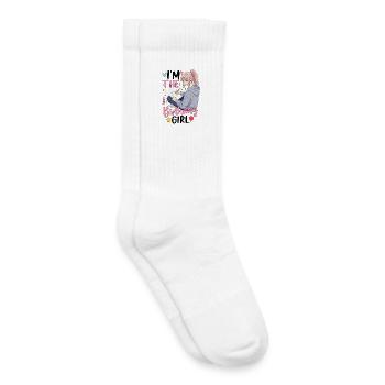 I'm The Birthday Girl - Kids Tennis Socks - white - Right