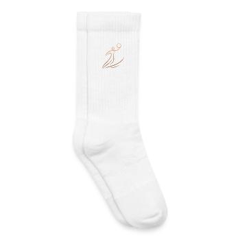Idée cadeau pour un joueur de basket-ball Baller - Chaussettes de tennis bio enfant - blanc - Droite