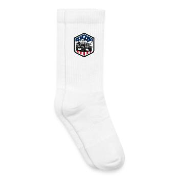 Willys-Overland-Jeep-USA - Kinder Tennissocken - Weiß - Rechts