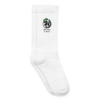 Cracked Planet Eco Scene - Kids Tennis Socks - white - Right