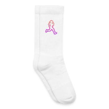 Course à pied Jogging Femmes Enfants Filles Coureuses - Chaussettes de tennis bio enfant - blanc - Droite