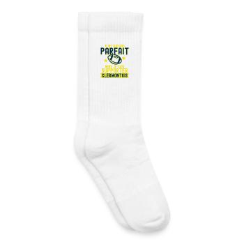 Unterstützer Clermont Clermontois Rugby Club - Kinder Tennissocken - Weiß - Rechts