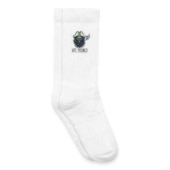 St Pauli Hamburg Paulianer Totenkopf Hafen Captain - Kids Tennis Socks - white - Right