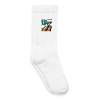 Petits plis en origami Grandes œuvres d’art - Chaussettes de tennis bio enfant - blanc - Droite