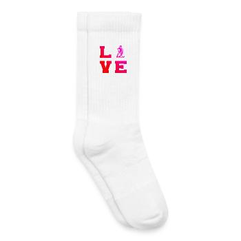 Super cadeau de floorball pour floorball - Chaussettes de tennis bio enfant - blanc - Droite