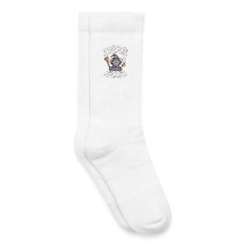 Witchcraft Morning Is Not My Time Rune Symbols - Kids Tennis Socks - white - Right